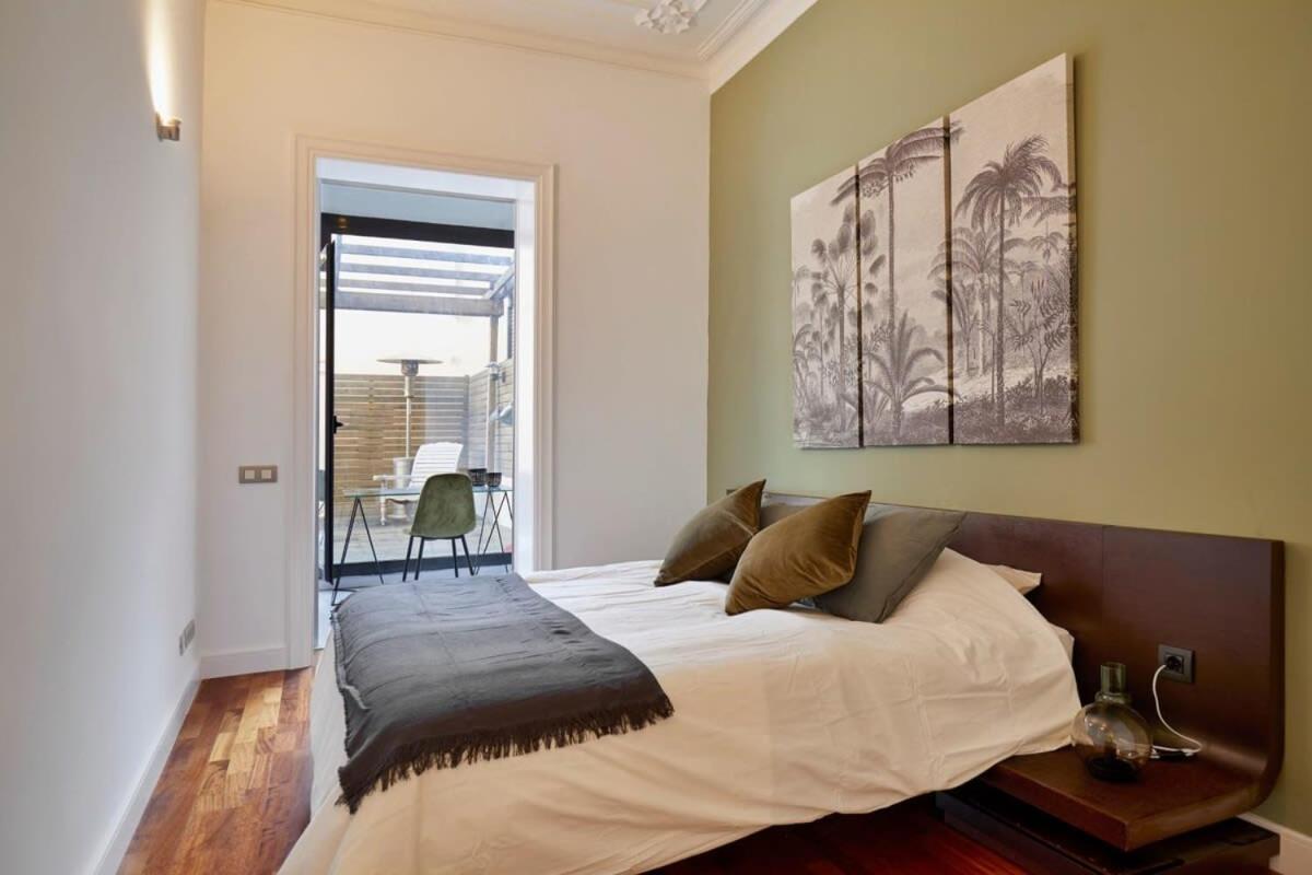 Classy 3Bd - 2Bth With Private Patio In Eixample Appartement